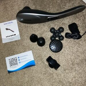 Viv real cordless massager with 6 attachments